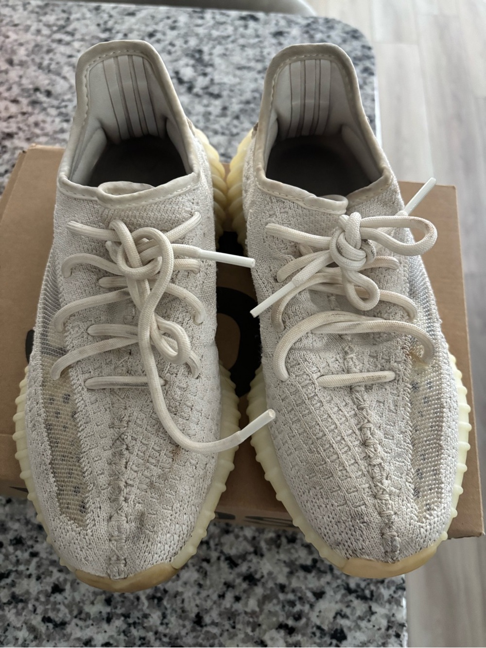 Adidas Yeezy Boost 350 V2 Bone – Size US 5.5 – Pre-Owned – Original Box